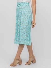 Women Skirts - Màu xanh nhạt - Xem 4