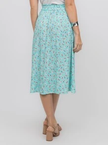 Women Skirts - Màu xanh nhạt - Xem 5