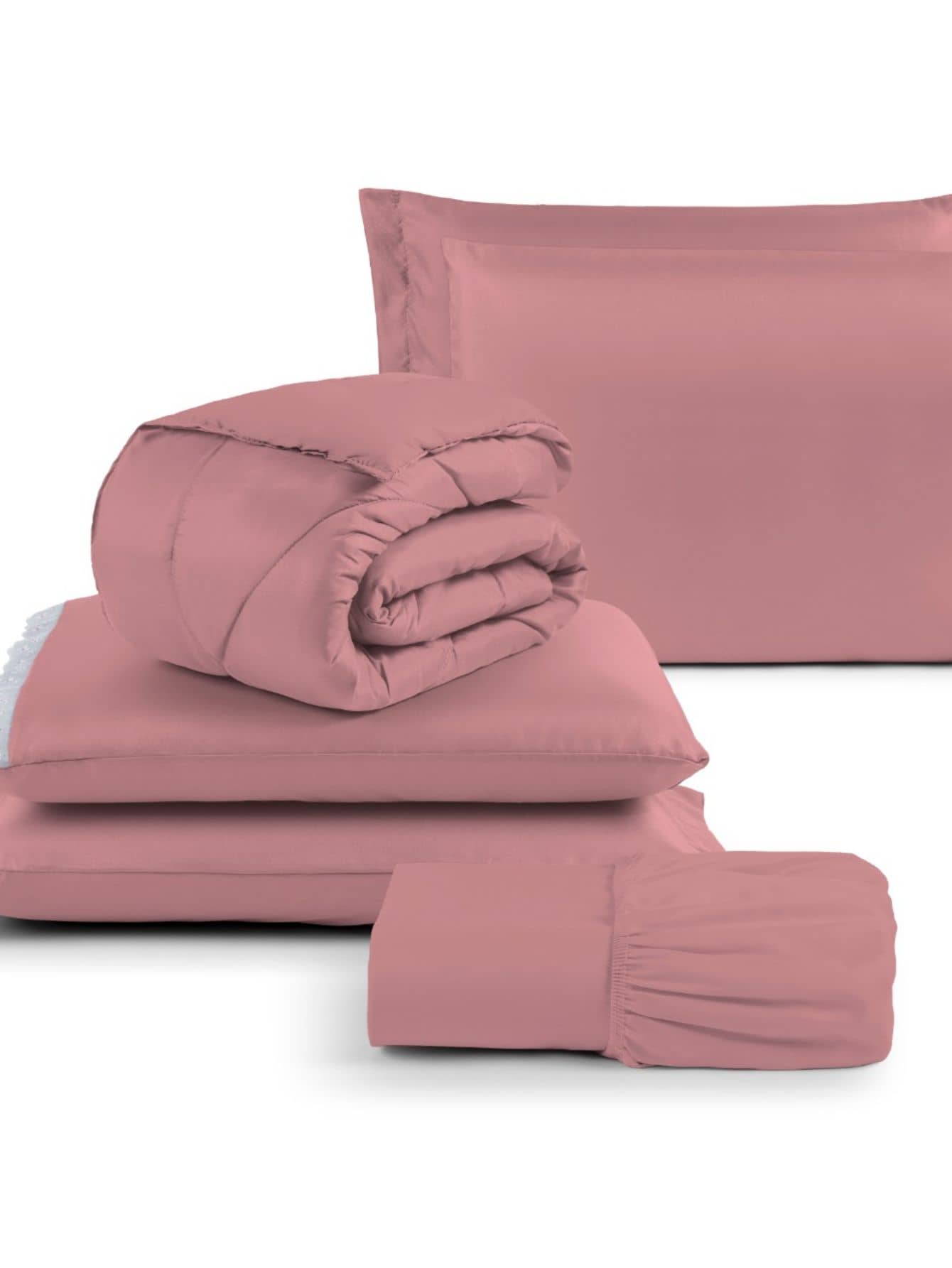 Comforters - Màu hồng gỉ - Xem 1