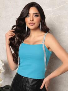 Women Tank Tops & Camis - Blue - View 5