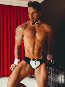 Men Sexy Underwear - Blanco - Ver 3