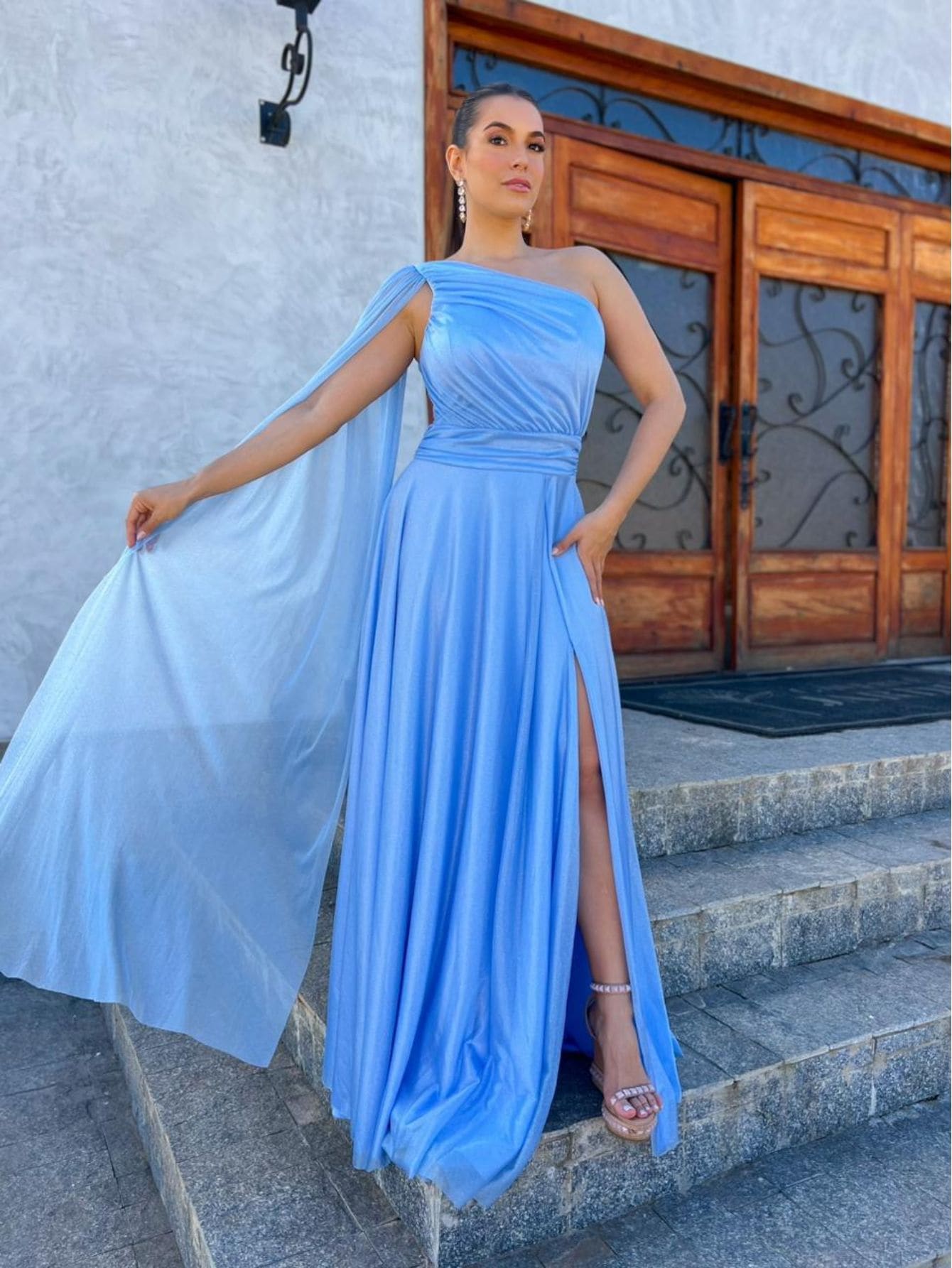 Women Dresses - Màu xanh nhạt - Xem 1