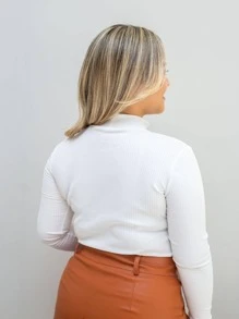 Women Blouses - 白色 - 查看 2
