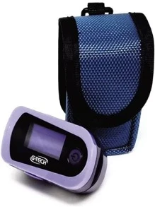 Oxímetro de pulso para dedo G-Tech OXIOLCM roxo - Roxo - Visão 3