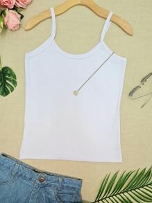Plus Size Tank Tops & Camis - 白色 - 查看 2