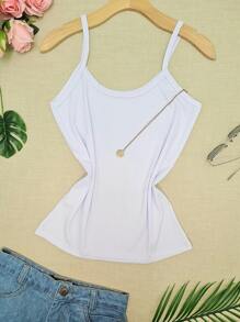 Plus Size Tank Tops & Camis - 白色 - 查看 1