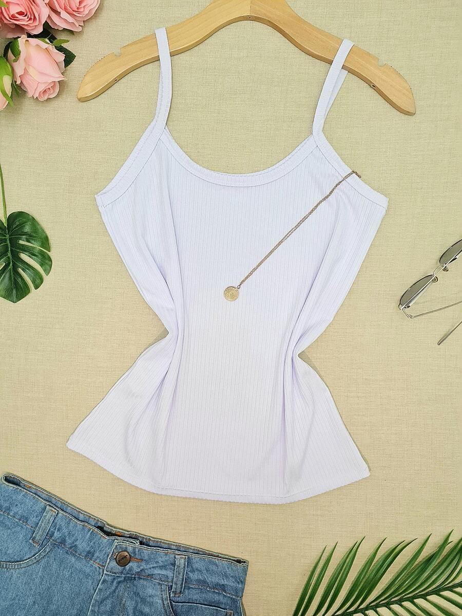 Plus Size Tank Tops & Camis - 白色 - 查看 1