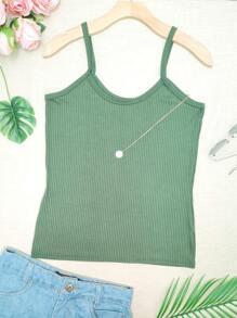 Plus Size Tank Tops & Camis - xanh quân đội - Xem 6