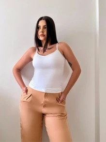 Women Tank Tops & Camis - White - View 7