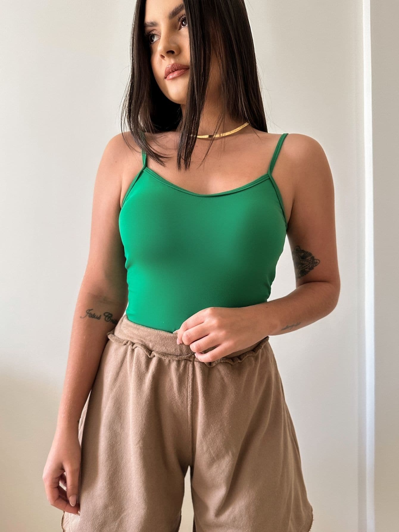 Women Tank Tops & Camis - 綠色 - 查看 1