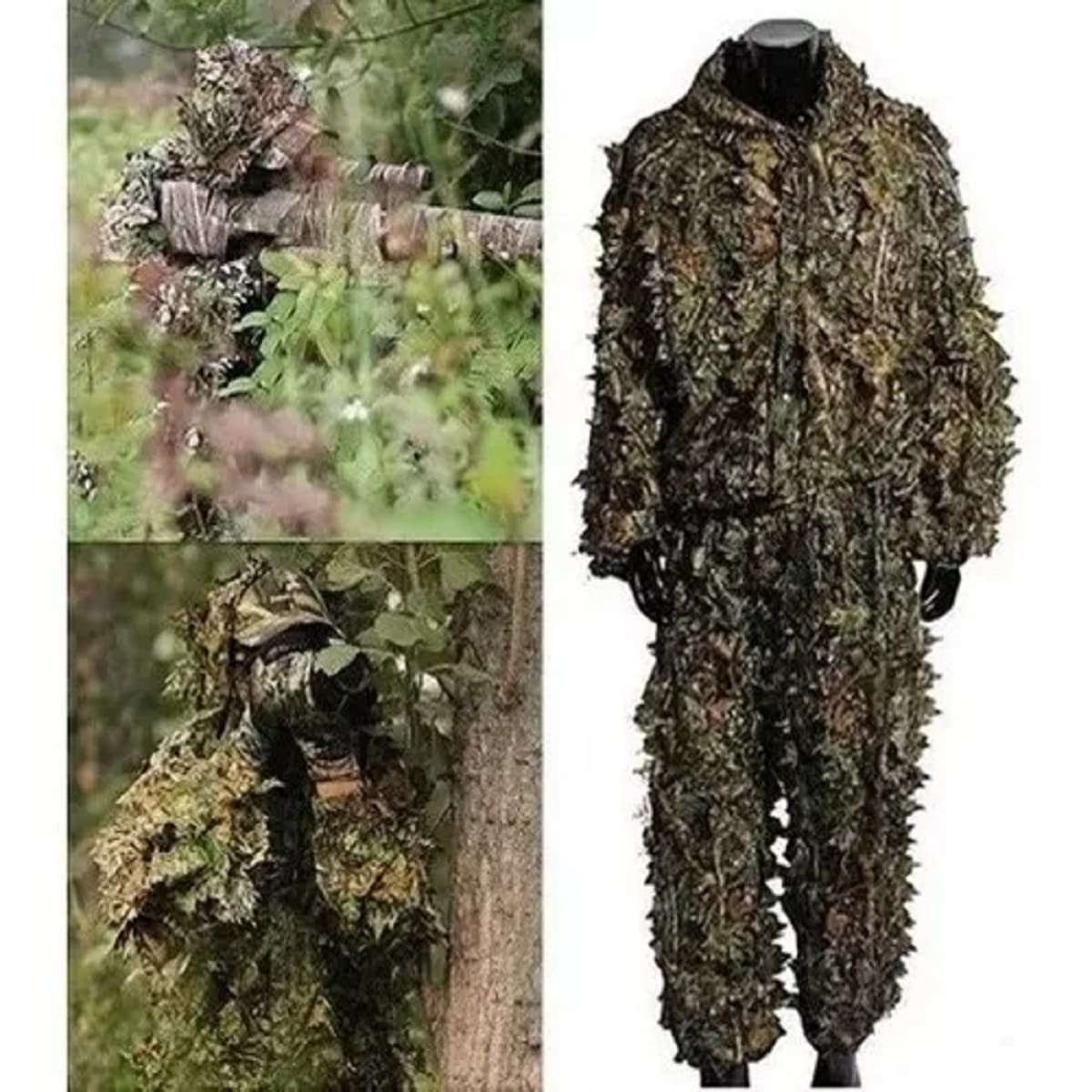 Ropa De Camuflaje Táctico Traje De Camuflaje De Francotirado - Verde militar - Ver 1