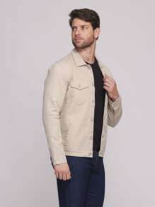 Men Jackets & Coats - Màu be - Xem 4
