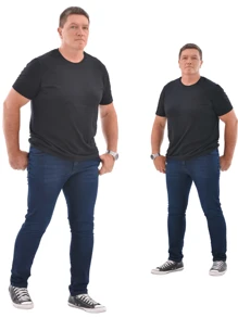 Men Jeans - 藏蓝色 - 查看 3