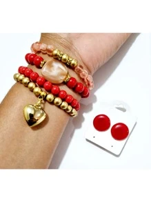 Bracelet Sets - Đỏ - Xem 2