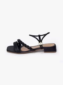 Women Flat Sandals - màu đen - Xem 6