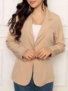 Women Blazers - Màu be - Xem 1