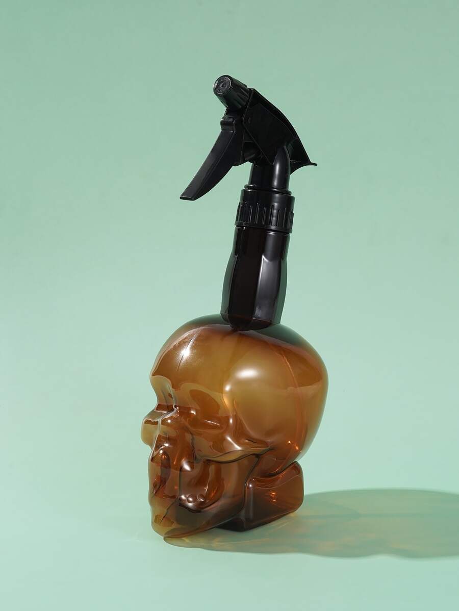 1入組550ML棕色的骷髏頭髮膠瓶 - 棕色 - 查看 1