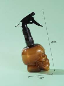 1入組550ML棕色的骷髏頭髮膠瓶 - 棕色 - 查看 4
