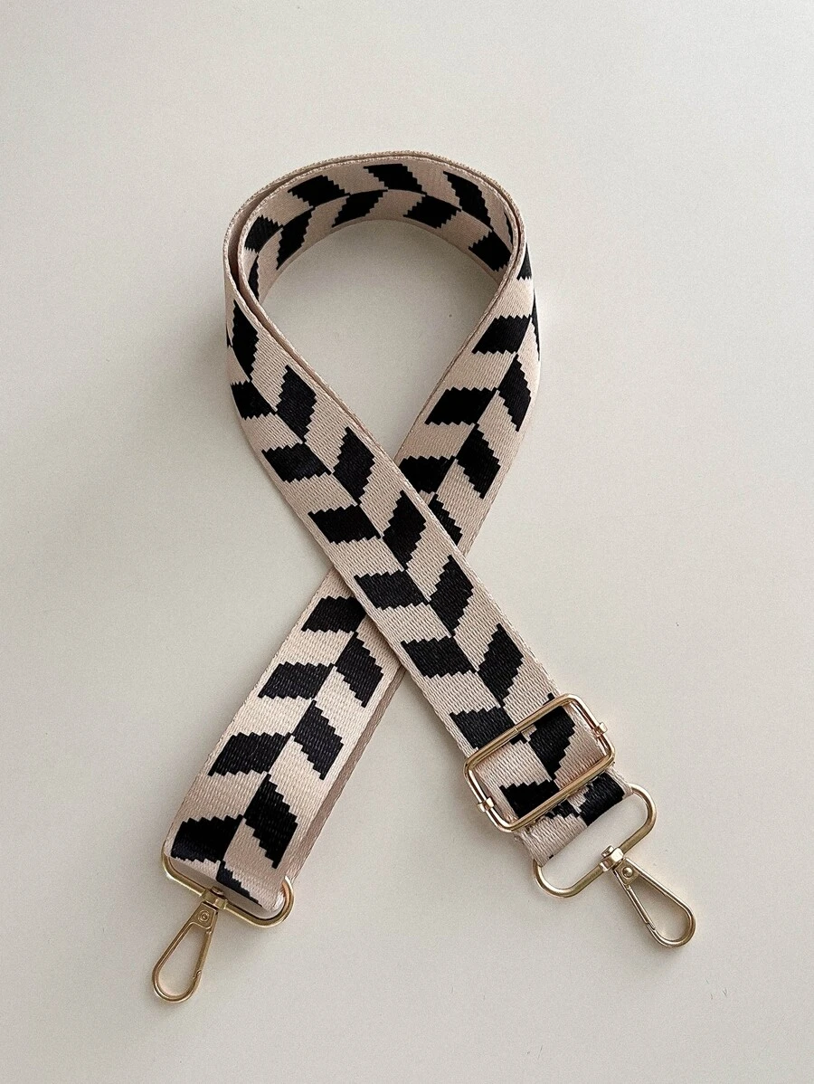 1條寬背帶可調節替換皮具斜背包手提包女包帶包配件DIY配件可調節替換肩帶時尚耐用包裝飾品 - 彩色 - 查看 1