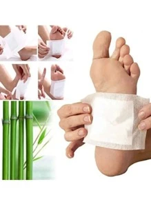 Detoxifying Foot Patches. Kinoki Purifying Foot Pads -10 Pads, - 白色 - 查看 5