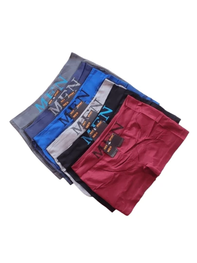 3 Piezas Boxer MICROFIBRA Para Caballero, Unitalla (Los Colores y Diseños se Mandan al Azar)