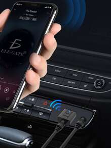 USB Bluetooth BT.08 Receptor y Transmisor 5.1 Adaptador Bluetooth con 3.5mm ELE-GATE - Negro - Ver 1