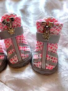 Giày thú cưng - Thoáng khí Điền kinh Giày dép - Màu Hồng  San hô - Xem 6