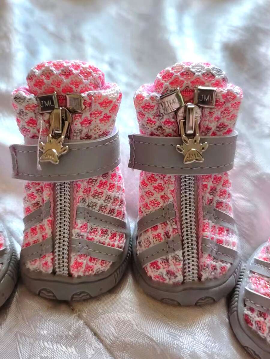 Giày thú cưng - Thoáng khí Điền kinh Giày dép - Màu Hồng  San hô - Xem 1