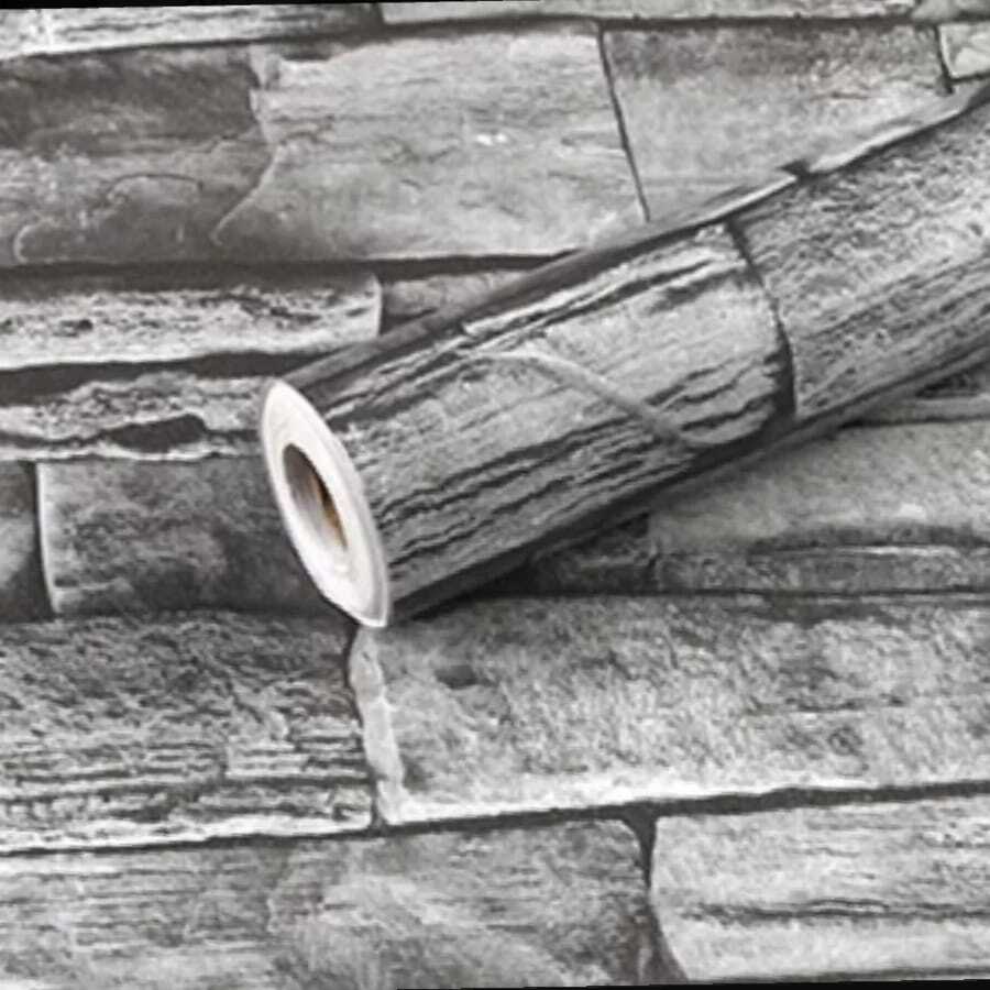 STONE WALLPAPER - 灰色 - 查看 1