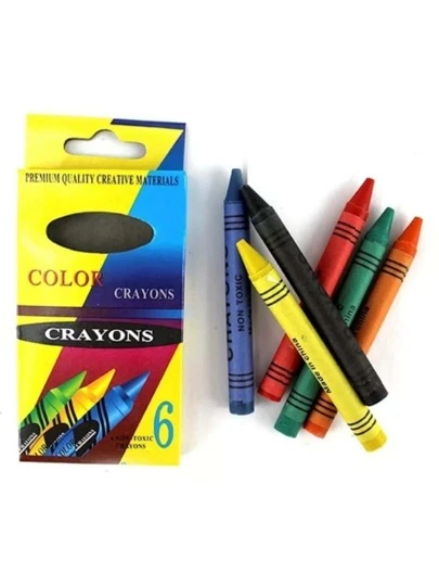 12 cajas de 6 lápices de colores cada una, un total de 72 lápices de colores, útiles escolares para volver a la escuela