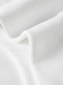 1雙男士中筒襪,恐龍圖案,防異味&吸汗,白色襪子 - 黑與白 - 查看 4