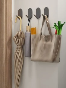 1入組浴室小鉤V形衣服鉤廚房浴室門儲物鉤 - 黑色 - 查看 8