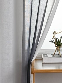 1 Miếng Hiện đại Màu sắc thay đổi dần Cửa sổ Màn Rèm cửa , Thích hợp Đối với Phòng khách , Phòng ngủ , Ban công - Xám - Xem 5