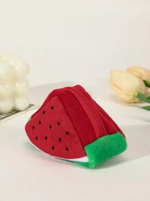 可愛西瓜形狀孩子們零錢包 - 彩色 - 查看 4