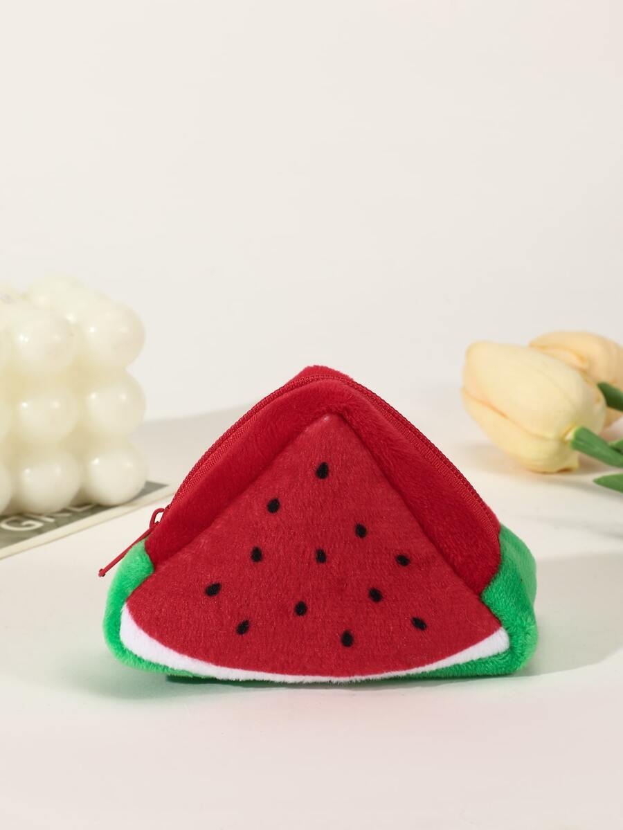 可愛西瓜形狀孩子們零錢包 - 彩色 - 查看 1