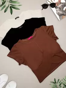 Women T-Shirts - 黑色 - 查看 1