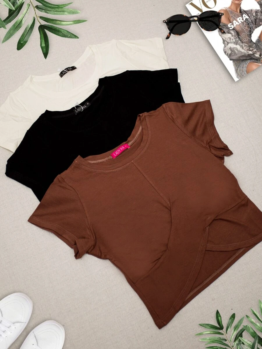 Women T-Shirts - 黑色 - 查看 1