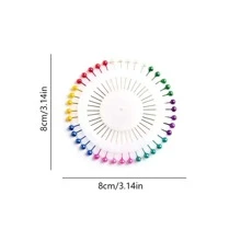1box/Pack 40pcs Garment Marking & Positioning Pins In Multiple Sizes With Oversized Round Heads - Multicolor - View 6