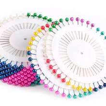 1box/Pack 40pcs Garment Marking & Positioning Pins In Multiple Sizes With Oversized Round Heads - Multicolor - View 1