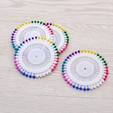 1box/Pack 40pcs Garment Marking & Positioning Pins In Multiple Sizes With Oversized Round Heads - Multicolor - View 4