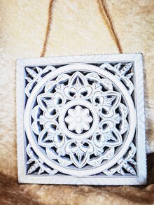 1 bức tranh tường màu nước chạm khắc bằng gỗ theo phong cách Scandinavia, thiết kế đơn giản cho phòng khách, phòng ngủ, tranh treo tường sáng tạo cho ngôi nhà - Nhiều màu - Xem 4
