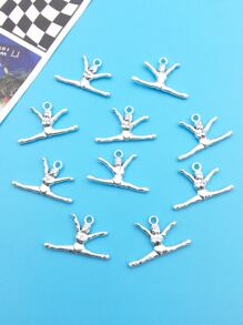 20 cái Màu Bạc Cổ Màu sắc Thể thao Mũ bóng chày Bóng chày Người chơi DIY Đồ treo Vật rủ xuống Đối với Vòng tay Dây chuyền Hoa tai Làm đồ trang sức Phụ kiện Đồ trang sức Quân nhu - Bạc - Xem 1