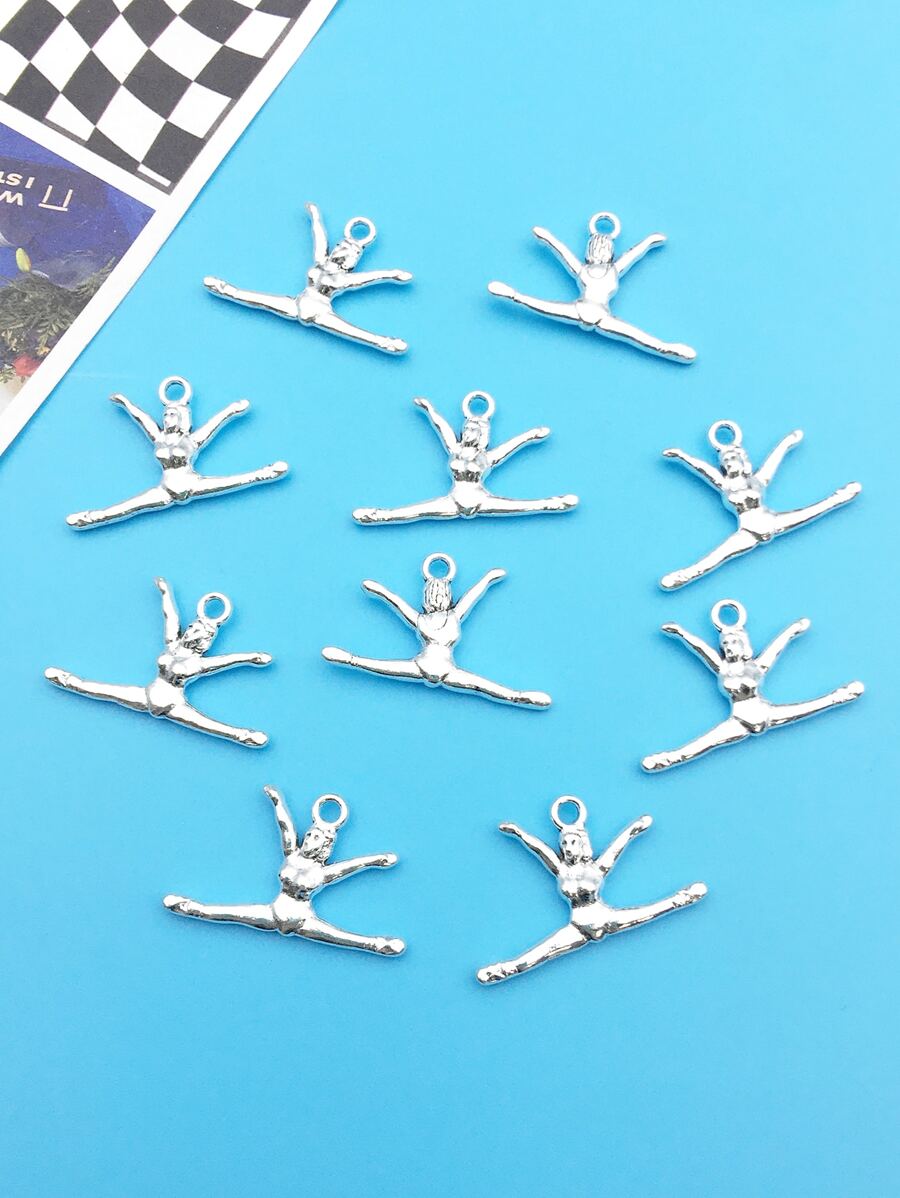 20 cái Màu Bạc Cổ Màu sắc Thể thao Mũ bóng chày Bóng chày Người chơi DIY Đồ treo Vật rủ xuống Đối với Vòng tay Dây chuyền Hoa tai Làm đồ trang sức Phụ kiện Đồ trang sức Quân nhu - Bạc - Xem 1