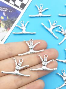 20 cái Màu Bạc Cổ Màu sắc Thể thao Mũ bóng chày Bóng chày Người chơi DIY Đồ treo Vật rủ xuống Đối với Vòng tay Dây chuyền Hoa tai Làm đồ trang sức Phụ kiện Đồ trang sức Quân nhu - Bạc - Xem 4