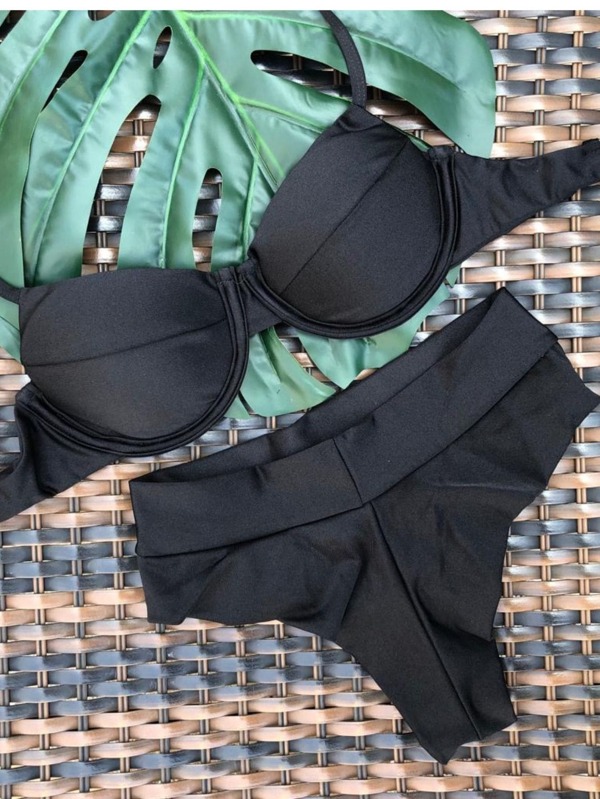 Biquini Meia taça hotpants trilobal