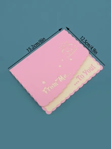 1 Pc Creative Multi-Purpose 3D Happy Birthday Card, Foil Stamping Foldable Cute Birthday Gift Greeting Card With Cake Design (Envelope Color Randomly Sent) - Pink - View 9