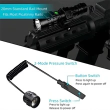 Multifunctional High Power Flashlight For Outdoor Camping, Hunting And Targeting, With Strong Far-reaching Light