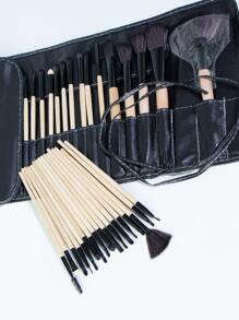 化妆刷套装，32支/套，含1个化妆刷收纳包，化妆刷套装，化妆刷套装，化妆刷套装，全套化妆刷，化妆刷套装，全套化妆工具，化妆刷套装，化妆刷套装，化妆礼盒套装 - 黑色 - 查看 3