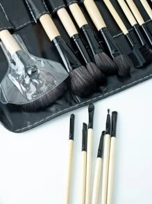 化妆刷套装，32支/套，含1个化妆刷收纳包，化妆刷套装，化妆刷套装，化妆刷套装，全套化妆刷，化妆刷套装，全套化妆工具，化妆刷套装，化妆刷套装，化妆礼盒套装 - 黑色 - 查看 7