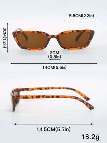 5副/套猫眼、椭圆、方形男女通用眼镜，适合度假、运动、旅行、驾驶、海滩、节日、街头、钓鱼、户外活动、派对等场合。 - 彩色 - 查看 7